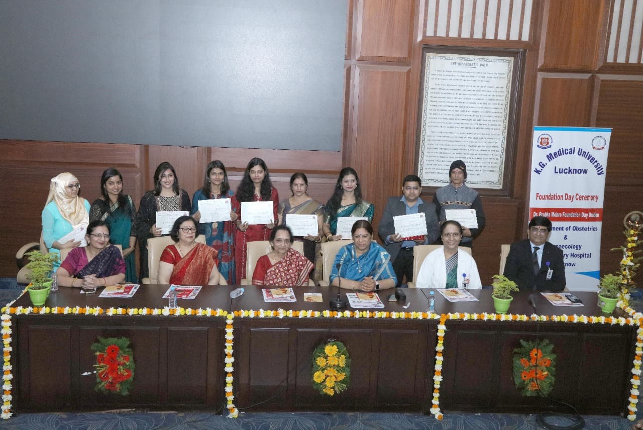 KGMU OBGYN Celebrates 93rd Foundation Day with New Advances in Women’s Health